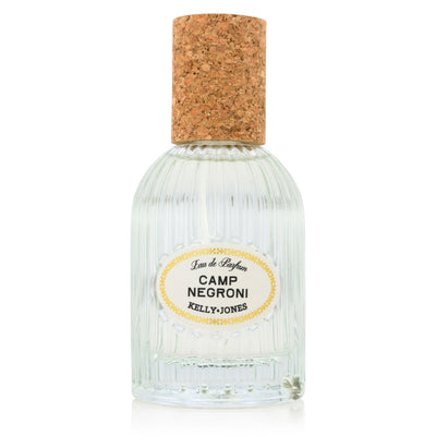 Camp Negroni Eau de Parfum ribbed bottle with cork cap