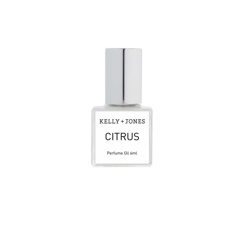 Citrus Perfume Oil front Label on a white background