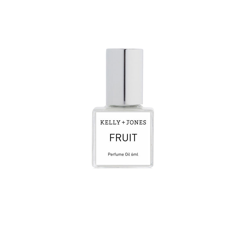 Fruit Perfume Oil Front Label on white background