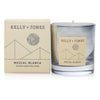 Kelly + Jones Mezcal Blanca scented candle and packaging on a white background