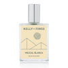 A bottle of Eau de Parfum spray with the label 'Kelly + Jones MEZCAL BLANCA' set against a white background.
