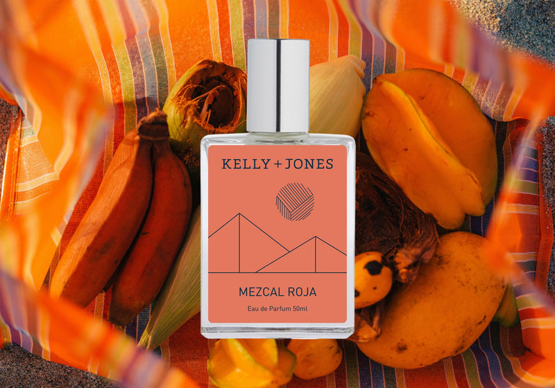 Mezcal Roja Eau de Parfum with Cacao Blossom, Corn Silk, Ocote Wood and Vetiver
