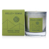 Kelly + Jones Mezcal Verde scented candle and packaging on a white background