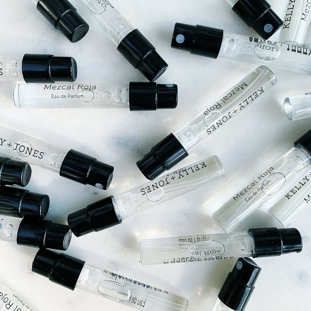 Try before you buy with Kelly+Jones fragrance sample vials